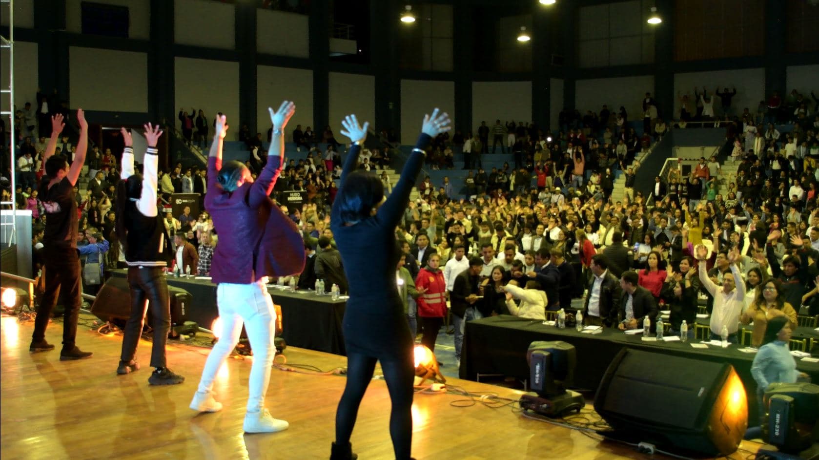 Audiencia activa durante un evento BEX